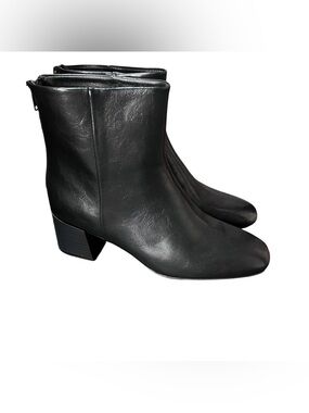 NEW Baretraps Emilie Elegant Black Ankle Boots Booties 7.5 Minimalist Old Money